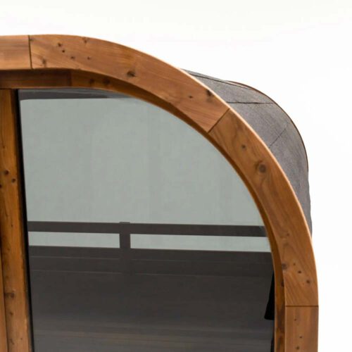 Hekla Würfel 250 Außensauna L250xB230xH225cm ohne Ofen – Bild 11